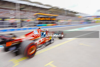 2024-07-20 - Carlos Sainz Jr. (ESP) - Scuderia Ferrari - Ferrari SF-24 - Ferrari during Saturday Free Practice and qualify, July 20, of Formula 1 Hungarian Grand Prix 2024, scheduled to take place at Hungaroring track in Mogyorod, Budapest, Hungary, july 19 to july 21, 2024 - FORMULA 1 HUNGARIAN GRAND PRIX 2024 - PRACTICE 3 AND QUALIFYING - FORMULA 1 - MOTORS