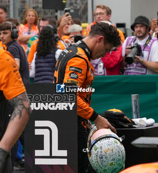 2024-07-20 - Lando Norris (GBR) - McLaren Formula 1 Team - McLaren MCL38 - Mercedes during Saturday Free Practice and qualify, July 20, of Formula 1 Hungarian Grand Prix 2024, scheduled to take place at Hungaroring track in Mogyorod, Budapest, Hungary, july 19 to july 21, 2024 - FORMULA 1 HUNGARIAN GRAND PRIX 2024 - PRACTICE 3 AND QUALIFYING - FORMULA 1 - MOTORS