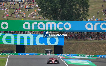 2024-07-20 - Carlos Sainz Jr. (ESP) - Scuderia Ferrari - Ferrari SF-24 - Ferrari during Saturday Free Practice and qualify, July 20, of Formula 1 Hungarian Grand Prix 2024, scheduled to take place at Hungaroring track in Mogyorod, Budapest, Hungary, july 19 to july 21, 2024 - FORMULA 1 HUNGARIAN GRAND PRIX 2024 - PRACTICE 3 AND QUALIFYING - FORMULA 1 - MOTORS