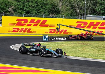 2024-07-21 - Lewis Hamilton (GBR) - Mercedes-AMG PETRONAS F1 Team - Mercedes W15 - Mercedes E Performance during Raceday on Sunday, July 21, of Formula 1 Hungarian Grand Prix 2024, scheduled to take place at Hungaroring track in Mogyorod, Budapest, Hungary, july 19 to july 21, 2024 - FORMULA 1 HUNGARIAN GRAND PRIX 2024 - RACE - FORMULA 1 - MOTORS