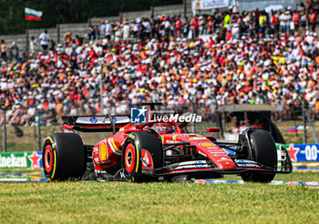 2024-07-21 - Charles Leclerc (MON) - Scuderia Ferrari - Ferrari SF-24 - Ferrari during Raceday on Sunday, July 21, of Formula 1 Hungarian Grand Prix 2024, scheduled to take place at Hungaroring track in Mogyorod, Budapest, Hungary, july 19 to july 21, 2024 - FORMULA 1 HUNGARIAN GRAND PRIX 2024 - RACE - FORMULA 1 - MOTORS