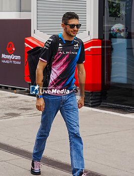 2024-07-21 - Esteban Ocon (FRA) - Alpine F1 Team - Alpine A524 - Renault during Raceday on Sunday, July 21, of Formula 1 Hungarian Grand Prix 2024, scheduled to take place at Hungaroring track in Mogyorod, Budapest, Hungary, july 19 to july 21, 2024 - FORMULA 1 HUNGARIAN GRAND PRIX 2024 - RACE - FORMULA 1 - MOTORS