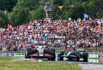 2024-07-21 - Nico Hulkenberg (GER) - MoneyGram Haas F1 Team - Haas VF-24 - Ferrari during Raceday on Sunday, July 21, of Formula 1 Hungarian Grand Prix 2024, scheduled to take place at Hungaroring track in Mogyorod, Budapest, Hungary, july 19 to july 21, 2024 - FORMULA 1 HUNGARIAN GRAND PRIX 2024 - RACE - FORMULA 1 - MOTORS