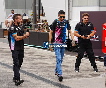 2024-07-21 - Esteban Ocon (FRA) - Alpine F1 Team - Alpine A524 - Renault during Raceday on Sunday, July 21, of Formula 1 Hungarian Grand Prix 2024, scheduled to take place at Hungaroring track in Mogyorod, Budapest, Hungary, july 19 to july 21, 2024 - FORMULA 1 HUNGARIAN GRAND PRIX 2024 - RACE - FORMULA 1 - MOTORS