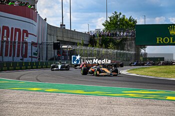 2024-07-21 - Start of the race during Raceday on Sunday, July 21, of Formula 1 Hungarian Grand Prix 2024, scheduled to take place at Hungaroring track in Mogyorod, Budapest, Hungary, july 19 to july 21, 2024 - FORMULA 1 HUNGARIAN GRAND PRIX 2024 - RACE - FORMULA 1 - MOTORS