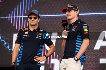 2024-07-20 - PEREZ Sergio (mex), Red Bull Racing RB20, portrait VERSTAPPEN Max (ned), Red Bull Racing RB20, portrait during the Formula 1 Hungarian Grand Prix 2024, 13th round of the 2024 Formula One World Championship from July 19 to 21, 2024 on the Hungaroring, in Mogyorod, Hungary - F1 - HUNGARIAN GRAND PRIX 2024 - FORMULA 1 - MOTORS