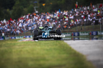 2024-07-20 - 18 STROLL Lance (can), Aston Martin F1 Team AMR24, action during the Formula 1 Hungarian Grand Prix 2024, 13th round of the 2024 Formula One World Championship from July 19 to 21, 2024 on the Hungaroring, in Mogyorod, Hungary - F1 - HUNGARIAN GRAND PRIX 2024 - FORMULA 1 - MOTORS