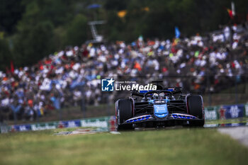 2024-07-20 - 31 OCON Esteban (fra), Alpine F1 Team A524, action during the Formula 1 Hungarian Grand Prix 2024, 13th round of the 2024 Formula One World Championship from July 19 to 21, 2024 on the Hungaroring, in Mogyorod, Hungary - F1 - HUNGARIAN GRAND PRIX 2024 - FORMULA 1 - MOTORS