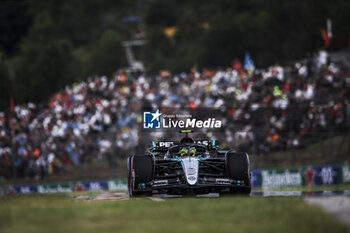 2024-07-20 - 44 HAMILTON Lewis (gbr), Mercedes AMG F1 Team W15, action during the Formula 1 Hungarian Grand Prix 2024, 13th round of the 2024 Formula One World Championship from July 19 to 21, 2024 on the Hungaroring, in Mogyorod, Hungary - F1 - HUNGARIAN GRAND PRIX 2024 - FORMULA 1 - MOTORS