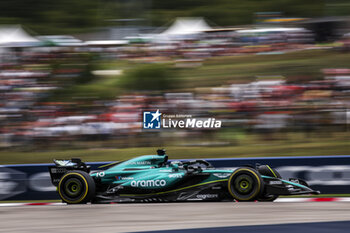 2024-07-20 - 18 STROLL Lance (can), Aston Martin F1 Team AMR24, action during the Formula 1 Hungarian Grand Prix 2024, 13th round of the 2024 Formula One World Championship from July 19 to 21, 2024 on the Hungaroring, in Mogyorod, Hungary - F1 - HUNGARIAN GRAND PRIX 2024 - FORMULA 1 - MOTORS