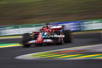 2024-07-20 - 16 LECLERC Charles (mco), Scuderia Ferrari SF-24, action during the Formula 1 Hungarian Grand Prix 2024, 13th round of the 2024 Formula One World Championship from July 19 to 21, 2024 on the Hungaroring, in Mogyorod, Hungary - F1 - HUNGARIAN GRAND PRIX 2024 - FORMULA 1 - MOTORS