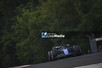 2024-07-20 - 23 ALBON Alexander (tha), Williams Racing FW45, action during the Formula 1 Hungarian Grand Prix 2024, 13th round of the 2024 Formula One World Championship from July 19 to 21, 2024 on the Hungaroring, in Mogyorod, Hungary - F1 - HUNGARIAN GRAND PRIX 2024 - FORMULA 1 - MOTORS