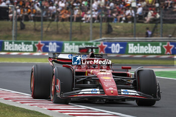 2024-07-20 - 16 LECLERC Charles (mco), Scuderia Ferrari SF-24, action during the Formula 1 Hungarian Grand Prix 2024, 13th round of the 2024 Formula One World Championship from July 19 to 21, 2024 on the Hungaroring, in Mogyorod, Hungary - F1 - HUNGARIAN GRAND PRIX 2024 - FORMULA 1 - MOTORS