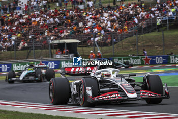 2024-07-20 - 20 MAGNUSSEN Kevin (den), Haas F1 Team VF-24 Ferrari, action during the Formula 1 Hungarian Grand Prix 2024, 13th round of the 2024 Formula One World Championship from July 19 to 21, 2024 on the Hungaroring, in Mogyorod, Hungary - F1 - HUNGARIAN GRAND PRIX 2024 - FORMULA 1 - MOTORS