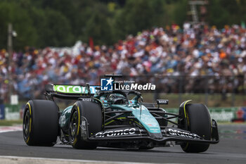 2024-07-20 - 18 STROLL Lance (can), Aston Martin F1 Team AMR24, action during the Formula 1 Hungarian Grand Prix 2024, 13th round of the 2024 Formula One World Championship from July 19 to 21, 2024 on the Hungaroring, in Mogyorod, Hungary - F1 - HUNGARIAN GRAND PRIX 2024 - FORMULA 1 - MOTORS