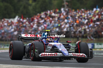 2024-07-20 - 22 TSUNODA Yuki (jap), Visa Cash App RB F1 Team VCARB 01, action during the Formula 1 Hungarian Grand Prix 2024, 13th round of the 2024 Formula One World Championship from July 19 to 21, 2024 on the Hungaroring, in Mogyorod, Hungary - F1 - HUNGARIAN GRAND PRIX 2024 - FORMULA 1 - MOTORS