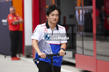 2024-07-20 - TSUNODA Yuki (jap), Visa Cash App RB F1 Team VCARB 01, portrait during the Formula 1 Hungarian Grand Prix 2024, 13th round of the 2024 Formula One World Championship from July 19 to 21, 2024 on the Hungaroring, in Mogyorod, Hungary - F1 - HUNGARIAN GRAND PRIX 2024 - FORMULA 1 - MOTORS