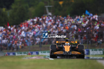 2024-07-20 - 04 NORRIS Lando (gbr), McLaren F1 Team MCL38, action during the Formula 1 Hungarian Grand Prix 2024, 13th round of the 2024 Formula One World Championship from July 19 to 21, 2024 on the Hungaroring, in Mogyorod, Hungary - F1 - HUNGARIAN GRAND PRIX 2024 - FORMULA 1 - MOTORS