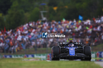 2024-07-20 - 02 SARGEANT Logan (usa), Williams Racing FW46, action during the Formula 1 Hungarian Grand Prix 2024, 13th round of the 2024 Formula One World Championship from July 19 to 21, 2024 on the Hungaroring, in Mogyorod, Hungary - F1 - HUNGARIAN GRAND PRIX 2024 - FORMULA 1 - MOTORS