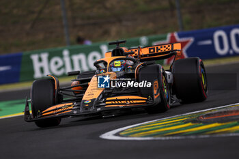 2024-07-20 - 81 PIASTRI Oscar (aus), McLaren F1 Team MCL38, action during the Formula 1 Hungarian Grand Prix 2024, 13th round of the 2024 Formula One World Championship from July 19 to 21, 2024 on the Hungaroring, in Mogyorod, Hungary - F1 - HUNGARIAN GRAND PRIX 2024 - FORMULA 1 - MOTORS