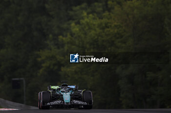 2024-07-20 - 18 STROLL Lance (can), Aston Martin F1 Team AMR24, action during the Formula 1 Hungarian Grand Prix 2024, 13th round of the 2024 Formula One World Championship from July 19 to 21, 2024 on the Hungaroring, in Mogyorod, Hungary - F1 - HUNGARIAN GRAND PRIX 2024 - FORMULA 1 - MOTORS