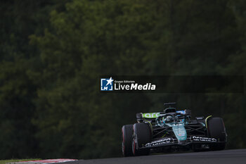 2024-07-20 - 18 STROLL Lance (can), Aston Martin F1 Team AMR24, action during the Formula 1 Hungarian Grand Prix 2024, 13th round of the 2024 Formula One World Championship from July 19 to 21, 2024 on the Hungaroring, in Mogyorod, Hungary - F1 - HUNGARIAN GRAND PRIX 2024 - FORMULA 1 - MOTORS