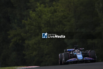 2024-07-20 - 31 OCON Esteban (fra), Alpine F1 Team A524, action during the Formula 1 Hungarian Grand Prix 2024, 13th round of the 2024 Formula One World Championship from July 19 to 21, 2024 on the Hungaroring, in Mogyorod, Hungary - F1 - HUNGARIAN GRAND PRIX 2024 - FORMULA 1 - MOTORS