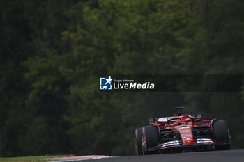 2024-07-20 - 16 LECLERC Charles (mco), Scuderia Ferrari SF-24, action during the Formula 1 Hungarian Grand Prix 2024, 13th round of the 2024 Formula One World Championship from July 19 to 21, 2024 on the Hungaroring, in Mogyorod, Hungary - F1 - HUNGARIAN GRAND PRIX 2024 - FORMULA 1 - MOTORS