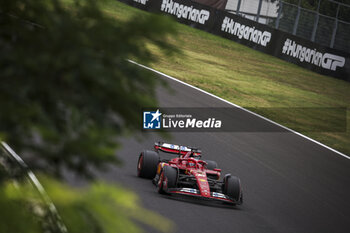 2024-07-20 - 16 LECLERC Charles (mco), Scuderia Ferrari SF-24, action during the Formula 1 Hungarian Grand Prix 2024, 13th round of the 2024 Formula One World Championship from July 19 to 21, 2024 on the Hungaroring, in Mogyorod, Hungary - F1 - HUNGARIAN GRAND PRIX 2024 - FORMULA 1 - MOTORS