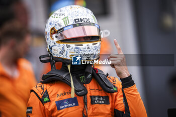 2024-07-20 - NORRIS Lando (gbr), McLaren F1 Team MCL38, portrait during the Formula 1 Hungarian Grand Prix 2024, 13th round of the 2024 Formula One World Championship from July 19 to 21, 2024 on the Hungaroring, in Mogyorod, Hungary - F1 - HUNGARIAN GRAND PRIX 2024 - FORMULA 1 - MOTORS