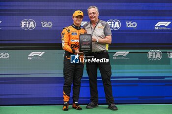 2024-07-20 - NORRIS Lando (gbr), McLaren F1 Team MCL38, portrait during the Formula 1 Hungarian Grand Prix 2024, 13th round of the 2024 Formula One World Championship from July 19 to 21, 2024 on the Hungaroring, in Mogyorod, Hungary - F1 - HUNGARIAN GRAND PRIX 2024 - FORMULA 1 - MOTORS