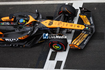 2024-07-20 - 81 PIASTRI Oscar (aus), McLaren F1 Team MCL38, action during the Formula 1 Hungarian Grand Prix 2024, 13th round of the 2024 Formula One World Championship from July 19 to 21, 2024 on the Hungaroring, in Mogyorod, Hungary - F1 - HUNGARIAN GRAND PRIX 2024 - FORMULA 1 - MOTORS