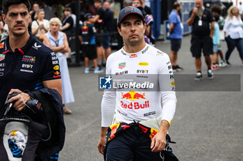 2024-07-20 - PEREZ Sergio (mex), Red Bull Racing RB20, portrait during the Formula 1 Hungarian Grand Prix 2024, 13th round of the 2024 Formula One World Championship from July 19 to 21, 2024 on the Hungaroring, in Mogyorod, Hungary - F1 - HUNGARIAN GRAND PRIX 2024 - FORMULA 1 - MOTORS