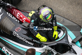 2024-07-20 - HAMILTON Lewis (gbr), Mercedes AMG F1 Team W15, portrait during the Formula 1 Hungarian Grand Prix 2024, 13th round of the 2024 Formula One World Championship from July 19 to 21, 2024 on the Hungaroring, in Mogyorod, Hungary - F1 - HUNGARIAN GRAND PRIX 2024 - FORMULA 1 - MOTORS