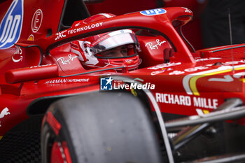 2024-07-20 - LECLERC Charles (mco), Scuderia Ferrari SF-24, portrait during the Formula 1 Hungarian Grand Prix 2024, 13th round of the 2024 Formula One World Championship from July 19 to 21, 2024 on the Hungaroring, in Mogyorod, Hungary - F1 - HUNGARIAN GRAND PRIX 2024 - FORMULA 1 - MOTORS