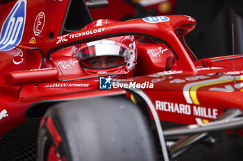 2024-07-20 - LECLERC Charles (mco), Scuderia Ferrari SF-24, portrait during the Formula 1 Hungarian Grand Prix 2024, 13th round of the 2024 Formula One World Championship from July 19 to 21, 2024 on the Hungaroring, in Mogyorod, Hungary - F1 - HUNGARIAN GRAND PRIX 2024 - FORMULA 1 - MOTORS