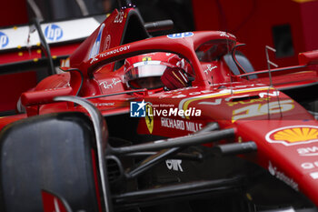 2024-07-20 - 16 LECLERC Charles (mco), Scuderia Ferrari SF-24, action during the Formula 1 Hungarian Grand Prix 2024, 13th round of the 2024 Formula One World Championship from July 19 to 21, 2024 on the Hungaroring, in Mogyorod, Hungary - F1 - HUNGARIAN GRAND PRIX 2024 - FORMULA 1 - MOTORS