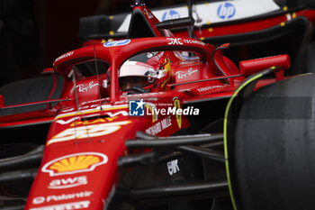 2024-07-20 - 55 SAINZ Carlos (spa), Scuderia Ferrari SF-24, action during the Formula 1 Hungarian Grand Prix 2024, 13th round of the 2024 Formula One World Championship from July 19 to 21, 2024 on the Hungaroring, in Mogyorod, Hungary - F1 - HUNGARIAN GRAND PRIX 2024 - FORMULA 1 - MOTORS