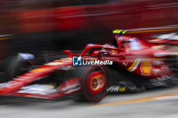 2024-07-20 - 55 SAINZ Carlos (spa), Scuderia Ferrari SF-24, action during the Formula 1 Hungarian Grand Prix 2024, 13th round of the 2024 Formula One World Championship from July 19 to 21, 2024 on the Hungaroring, in Mogyorod, Hungary - F1 - HUNGARIAN GRAND PRIX 2024 - FORMULA 1 - MOTORS