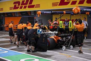 2024-07-20 - McLaren F1 Team, 04 NORRIS Lando (gbr), McLaren F1 Team MCL38, action during the Formula 1 Hungarian Grand Prix 2024, 13th round of the 2024 Formula One World Championship from July 19 to 21, 2024 on the Hungaroring, in Mogyorod, Hungary - F1 - HUNGARIAN GRAND PRIX 2024 - FORMULA 1 - MOTORS