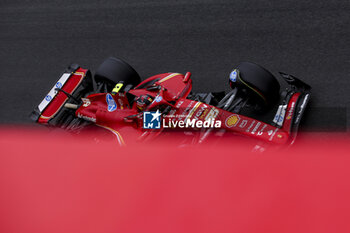 2024-07-20 - 55 SAINZ Carlos (spa), Scuderia Ferrari SF-24, action during the Formula 1 Hungarian Grand Prix 2024, 13th round of the 2024 Formula One World Championship from July 19 to 21, 2024 on the Hungaroring, in Mogyorod, Hungary - F1 - HUNGARIAN GRAND PRIX 2024 - FORMULA 1 - MOTORS