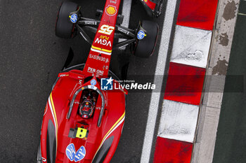 2024-07-20 - 55 SAINZ Carlos (spa), Scuderia Ferrari SF-24, action during the Formula 1 Hungarian Grand Prix 2024, 13th round of the 2024 Formula One World Championship from July 19 to 21, 2024 on the Hungaroring, in Mogyorod, Hungary - F1 - HUNGARIAN GRAND PRIX 2024 - FORMULA 1 - MOTORS