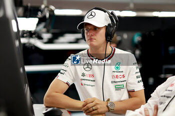 2024-07-20 - SCHUMACHER Mick (ger), Reserve Driver of Mercedes AMG F1 Team, portrait during the Formula 1 Hungarian Grand Prix 2024, 13th round of the 2024 Formula One World Championship from July 19 to 21, 2024 on the Hungaroring, in Mogyorod, Hungary - F1 - HUNGARIAN GRAND PRIX 2024 - FORMULA 1 - MOTORS