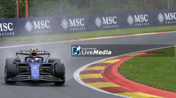 2024-07-27 - N°2 Logan Sargeant USA Williams Racing - FORMULA 1 ROLEX BELGIAN GRAND PRIX 2024 - PRACTICE 3 - FORMULA 1 - MOTORS