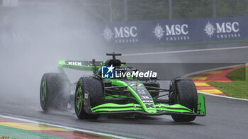 2024-07-27 - N°77 Valtteri Bottas FIN Stake F1 Tam - FORMULA 1 ROLEX BELGIAN GRAND PRIX 2024 - PRACTICE 3 - FORMULA 1 - MOTORS