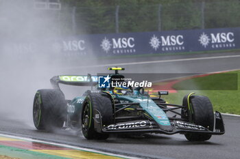 2024-07-27 - N°14 Fernando Alonso ESP Aston Martin Aramco Formula One Team - FORMULA 1 ROLEX BELGIAN GRAND PRIX 2024 - PRACTICE 3 - FORMULA 1 - MOTORS