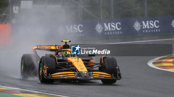 2024-07-27 - N°4 Lando Norris GBR McLaren Formula 1 Team - FORMULA 1 ROLEX BELGIAN GRAND PRIX 2024 - PRACTICE 3 - FORMULA 1 - MOTORS