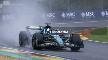 2024-07-27 - N°18 Lance Stroll CAN Aston Martin Aramco Formula One Team - FORMULA 1 ROLEX BELGIAN GRAND PRIX 2024 - PRACTICE 3 - FORMULA 1 - MOTORS