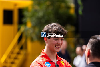 2024-07-25 - BEARMAN Oliver, Ferrari Driver Academy, portrait during the Formula 1 Rolex Belgian Grand Prix 2024, 14th round of the 2024 Formula One World Championship from July 26 to 28, 2024 on the Circuit de Spa-Francorchamps, in Stavelot, Belgium - F1 - BELGIAN GRAND PRIX 2024 - FORMULA 1 - MOTORS