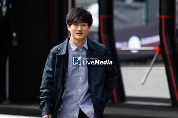 2024-07-25 - TSUNODA Yuki (jap), Visa Cash App RB F1 Team VCARB 01, portrait during the Formula 1 Rolex Belgian Grand Prix 2024, 14th round of the 2024 Formula One World Championship from July 26 to 28, 2024 on the Circuit de Spa-Francorchamps, in Stavelot, Belgium - F1 - BELGIAN GRAND PRIX 2024 - FORMULA 1 - MOTORS